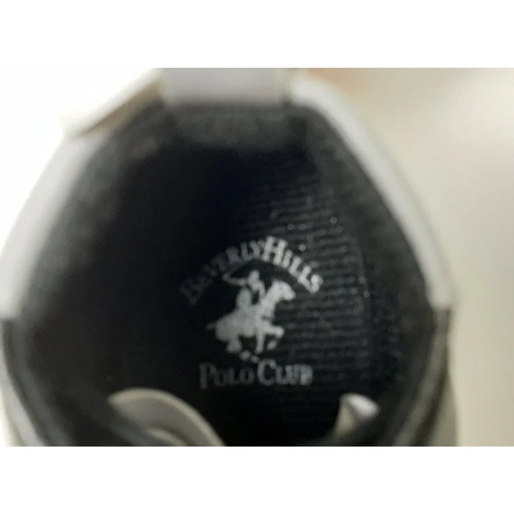 NWT! Beverly Hills Polo Club Infant Baby Sneaker-Style Shoes Navy/Gray Size 3